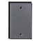 Raco Hubbel Electric Raco Gray Single Gang Blank Switch Plate Cover  5173-0 5173-0 - alternate 1